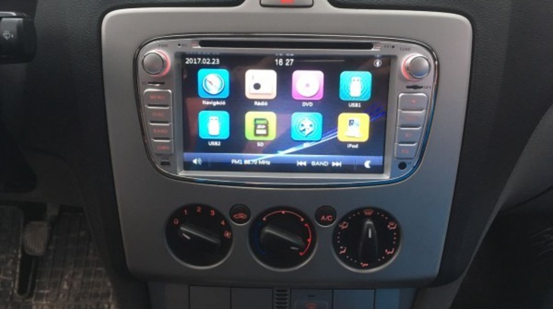 NAVIGATIE DEDICATA FORD FOCUS 2 DVD PLAYER AUTO GPS CARKIT PRELUARE AGENDA TELEFONICA