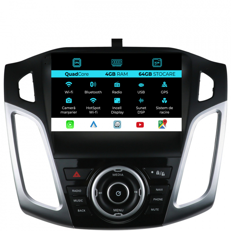 Navigatie Dedicata Ford Focus 3 (2012-20