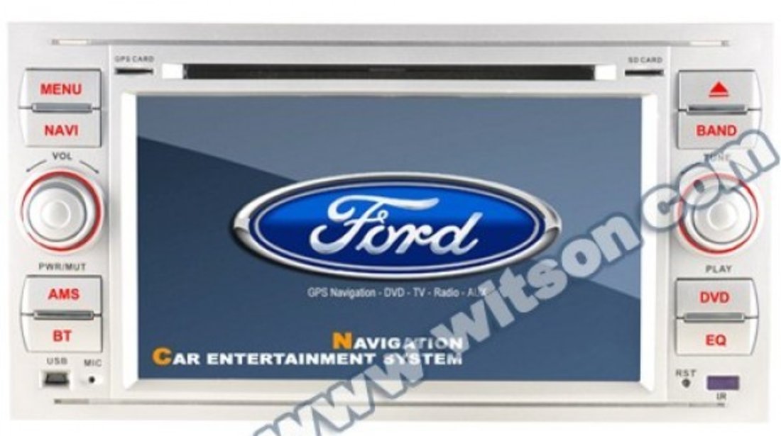 NAVIGATIE DEDICATA Ford Focus C-MAX WITSON W2-E8488FS RAMA SILVEr PLATFORMA C36