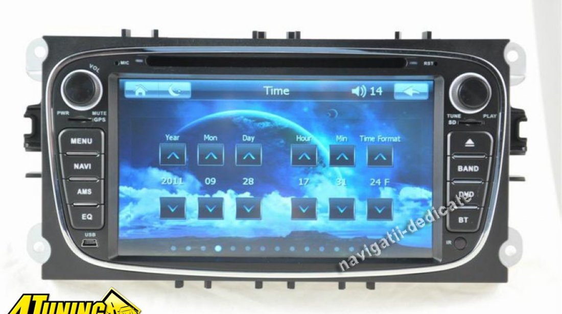 Navigatie Dedicata Ford FOCUS S MAX DVD GPS CARKIT TV