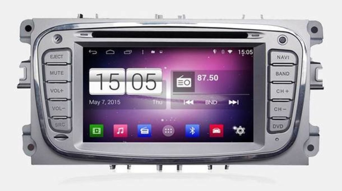 NAVIGATIE DEDICATA FORD GALAXY 2007-2013 EDOTEC EDT-M003 ANDROID 16GB 3G DVR WAZE