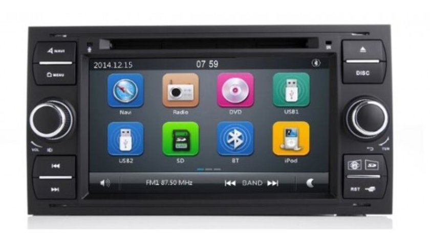 NAVIGATIE DEDICATA FORD GALAXY DVD PLAYER AUTO CU GPS CARKIT PRELUARE AGENDA TELEFONICA