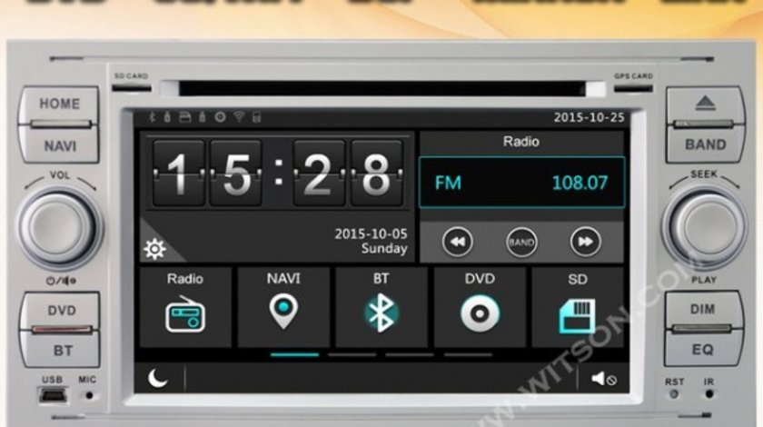 NAVIGATIE DEDICATA Ford Galaxy WITSON W2-E8488FS RAMA SILVER PLATFORMA C36