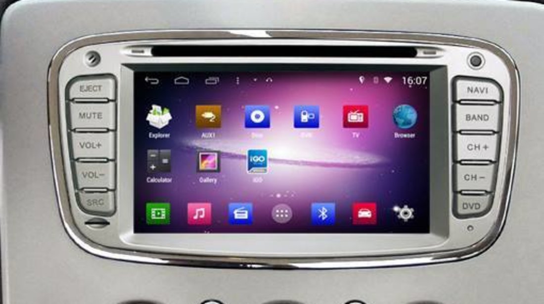 NAVIGATIE DEDICATA FORD MONDEO 2007-2011 EDOTEC EDT-M003 ANDROID 16GB 3G DVR WAZE