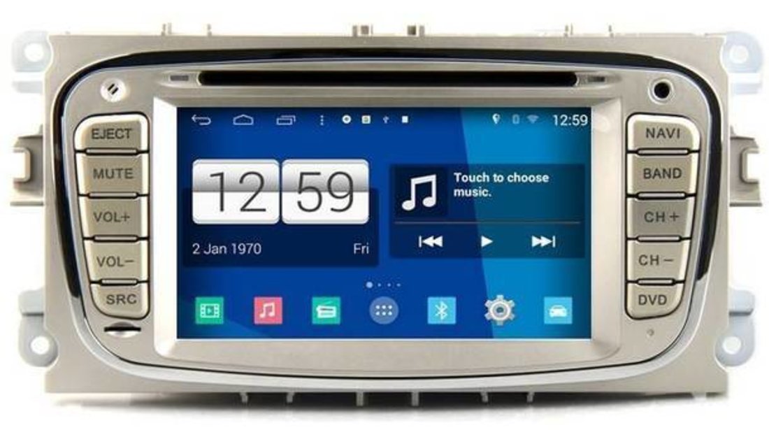 NAVIGATIE DEDICATA FORD MONDEO 2007-2011 EDOTEC EDT-M003 ANDROID 16GB 3G DVR WAZE