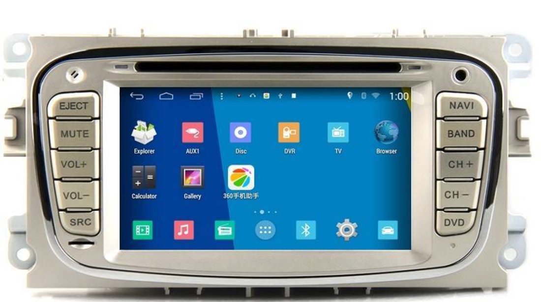 NAVIGATIE DEDICATA FORD MONDEO FOCUS 2 S-MAX GALAXY TOURNEO WITSON W2-M003S ANDROID QUADCORE 16GB 3G