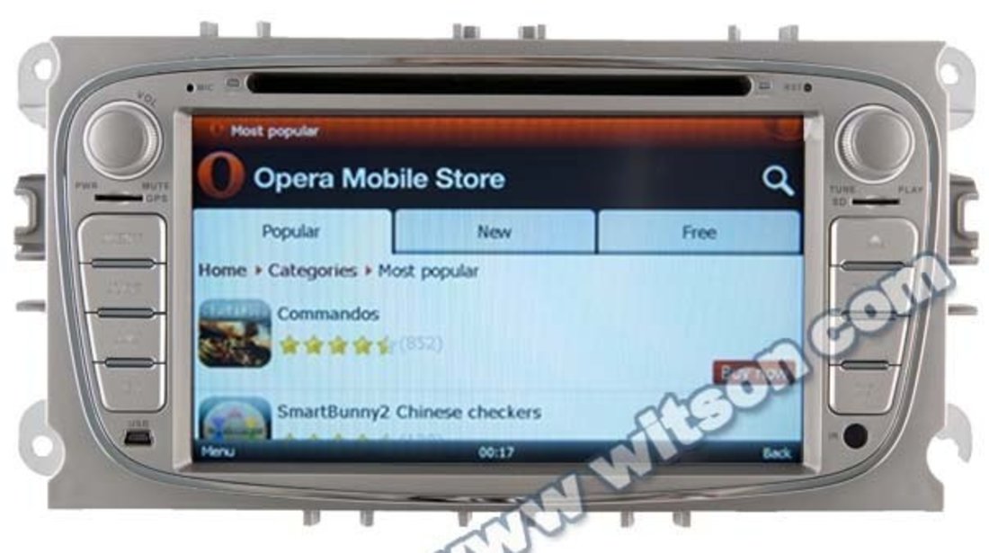 NAVIGATIE DEDICATA FORD MONDEO FOCUS 2 S-MAX GALAXY TOURNEO WITSON W2-D8457F PLATFORMA C36 WIN8 STYL