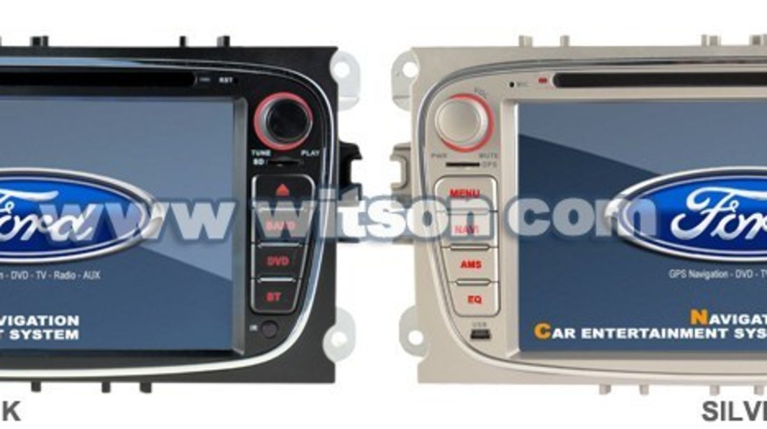 NAVIGATIE DEDICATA FORD MONDEO FOCUS 2 S-MAX GALAXY TOURNEO WITSON W2-D8457FS DVD GPS CARKIT