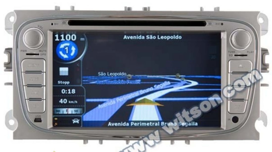 NAVIGATIE DEDICATA FORD MONDEO FOCUS 2 S-MAX GALAXY TOURNEO WITSON W2-D8457FS DVD GPS CARKIT