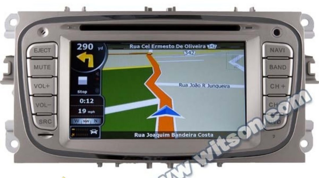 NAVIGATIE DEDICATA FORD MONDEO FOCUS 2 S-MAX GALAXY TOURNEO WITSON W2-M003S ANDROID QUADCORE 16GB 3G