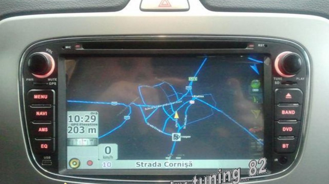 Navigatie Dedicata Ford Mondeo WITSON W2 D9457 Gps Dvd Carkit Preluare Agenda Rama Neagra