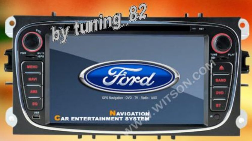 Navigatie Dedicata Ford Mondeo WITSON W2 D9457 Gps Dvd Carkit Preluare Agenda Rama Neagra