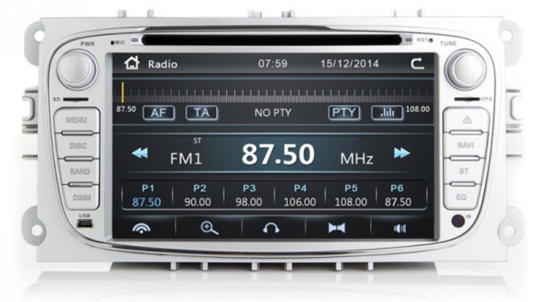 NAVIGATIE DEDICATA FORD S-MAX DVD PLAYER AUTO GPS CARKIT PRELUARE AGENDA TELEFONICA