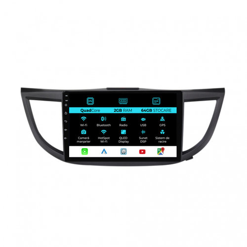 Navigatie Dedicata Honda CR-V (2012 - 2016), 10Inch, 2Gb Ram, 64Gb Stocare, Carplay