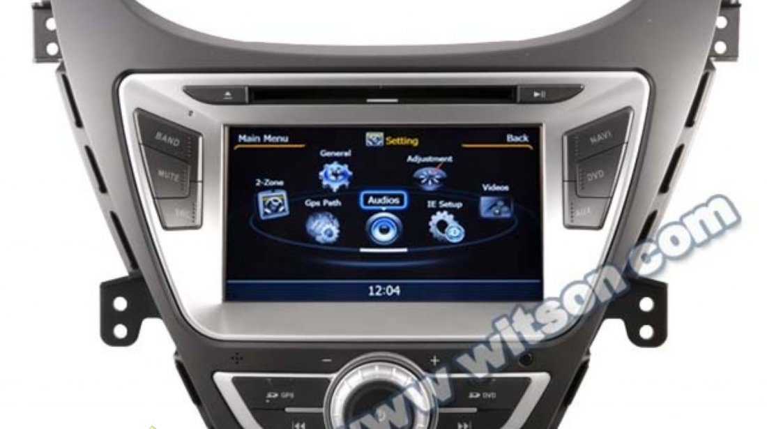 NAVIGATIE DEDICATA HYUNDAI ELANTRA 3 2011 2012 2013 2014 WITSON W2-C092 PLATFORMA S100