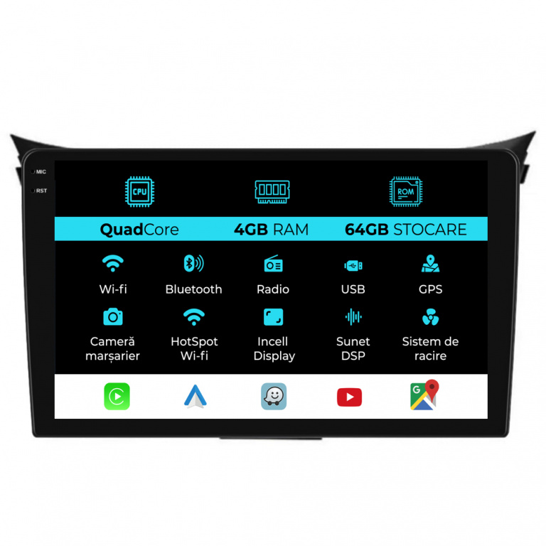 Navigatie Dedicata Hyundai I30 (2011-201