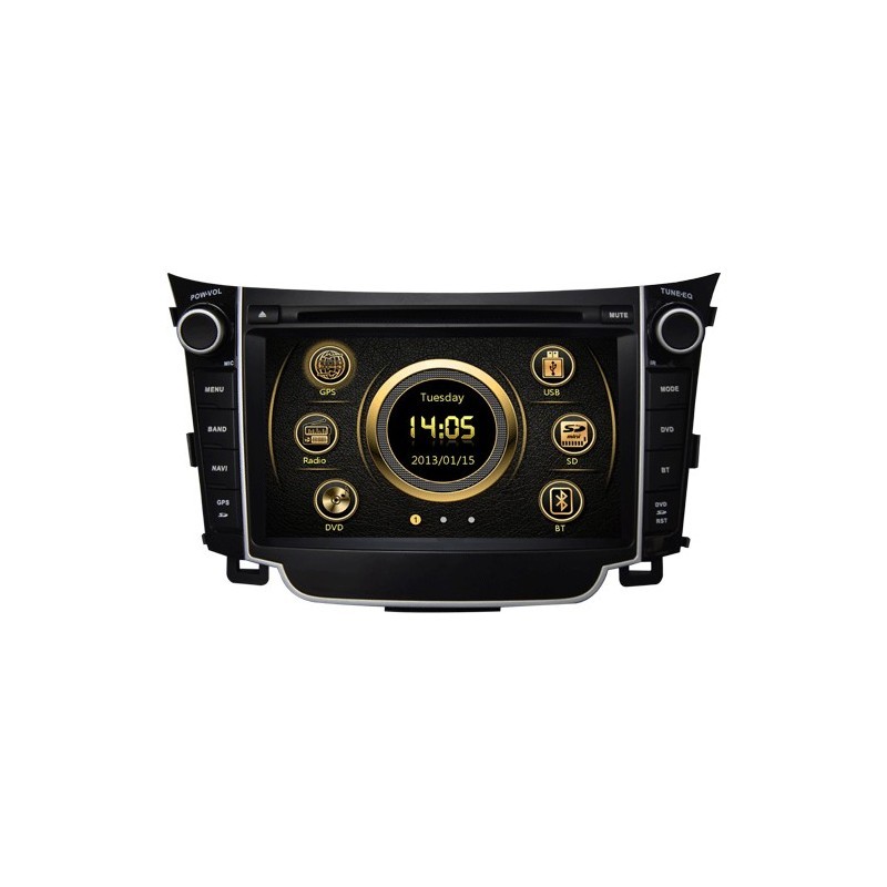 NAVIGATIE DEDICATA HYUNDAI I30 2012 2016 MODEL CARVISION DNB-I30 DVD USB SD PLAYER GPS CARKIT