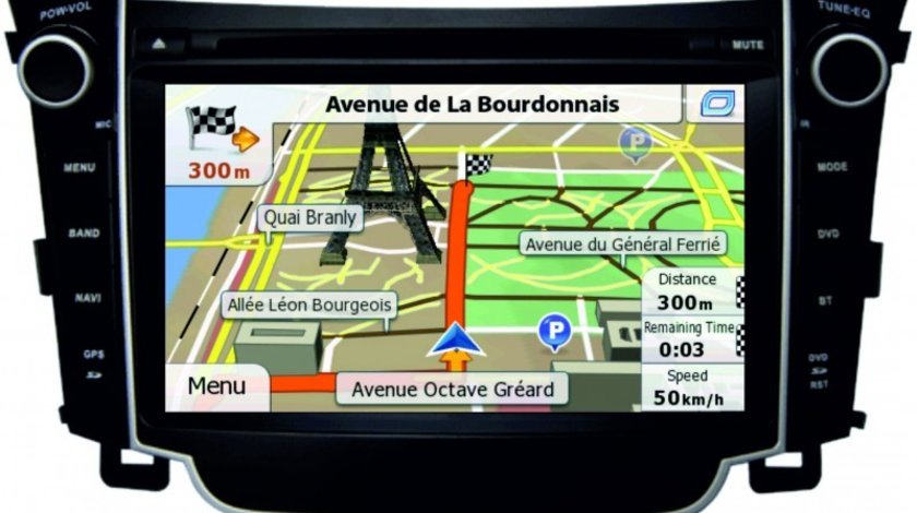 NAVIGATIE DEDICATA HYUNDAI I30 2012 2016 MODEL CARVISION DNB-I30 DVD USB SD PLAYER GPS CARKIT