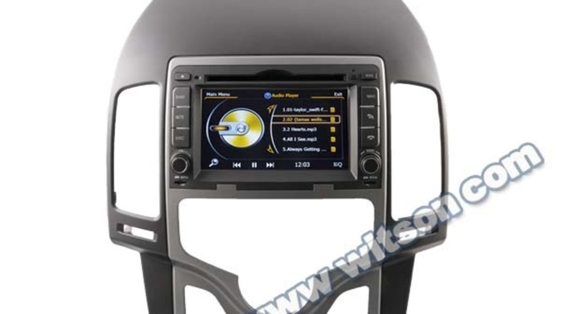 NAVIGATIE DEDICATA HYUNDAI I30 CLIMA AUTOMATA 2007 - 2011 WITSON W2-C043 PLATFORMA S100