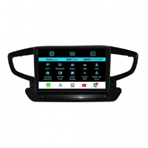 Navigatie Dedicata Hyundai Ioniq (2016 - 2022), 9Inch, 6Gb Ram, 128Gb Stocare, Carplay
