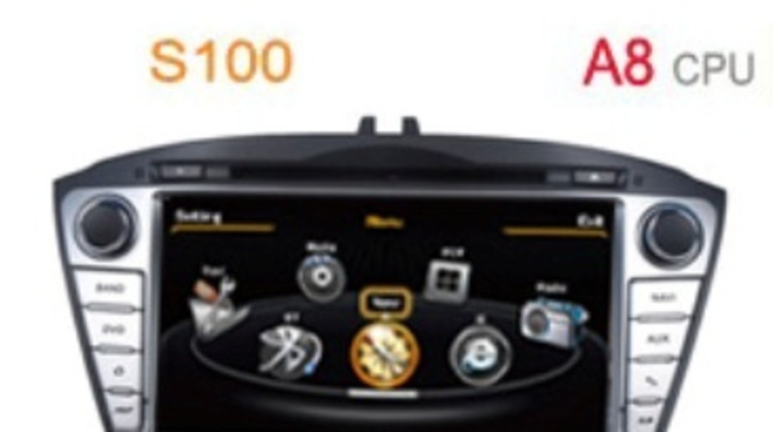 Navigatie Dedicata HYUNDAI IX35 2014 2015 Edotec EDT C361 Platforma S100 Dvd Auto Gps Tv Carkit