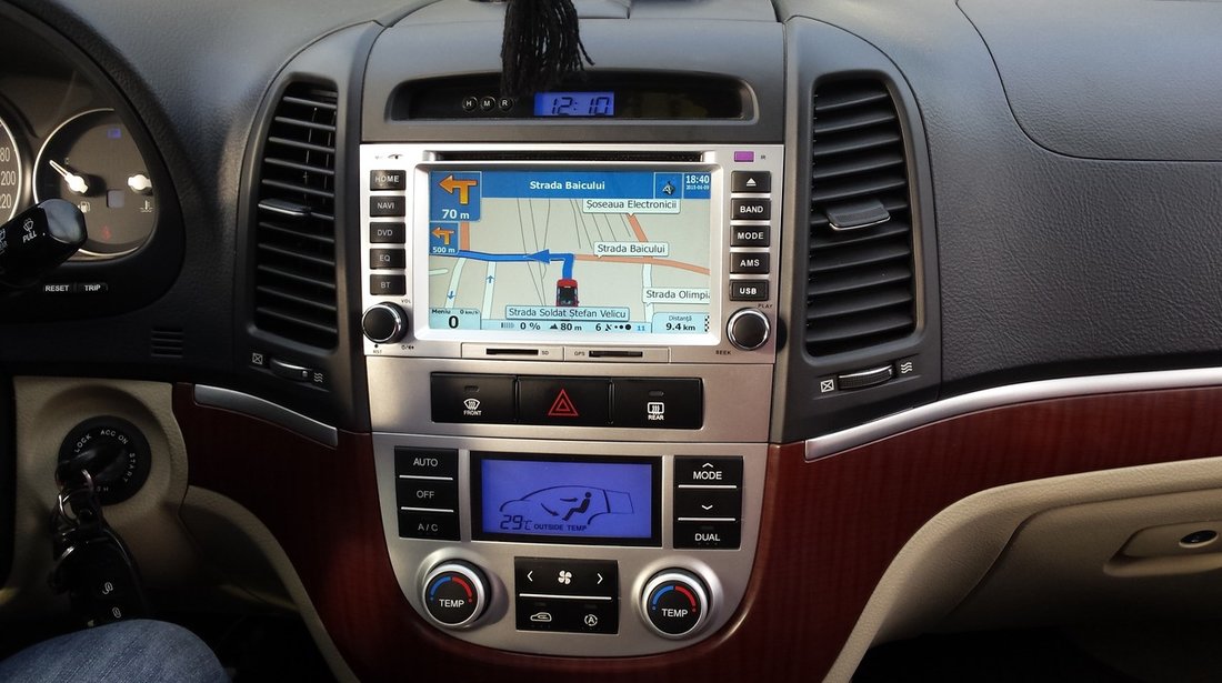 NAVIGATIE DEDICATA HYUNDAI SANTA FE WITSON W2 D8268Y DVD GPS CARKIT INTERNET 3G WIFI ECRAN CAPACITIV