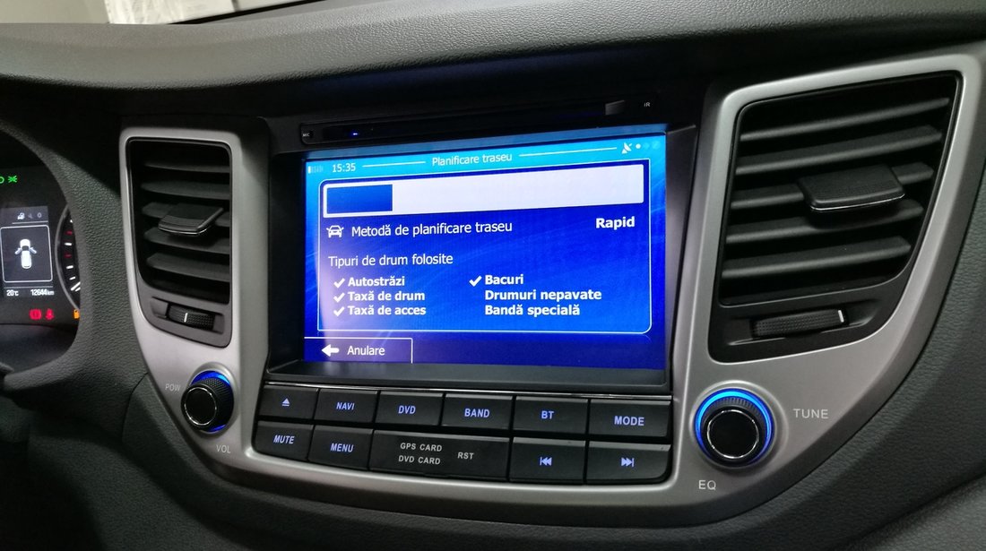 NAVIGATIE DEDICATA HYUNDAI TUCSON 2015 2016 2017 2018 MODEL CARVISION DVD USB SD PLAYER GPS CARKIT