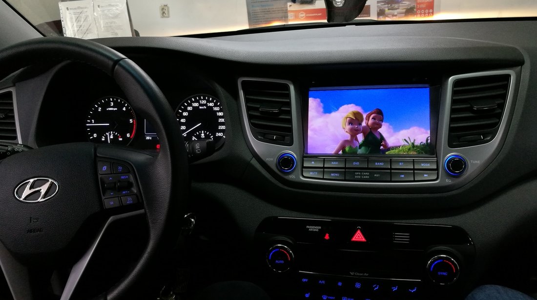 NAVIGATIE DEDICATA HYUNDAI TUCSON 2015 2016 2017 2018 MODEL CARVISION DVD USB SD PLAYER GPS CARKIT