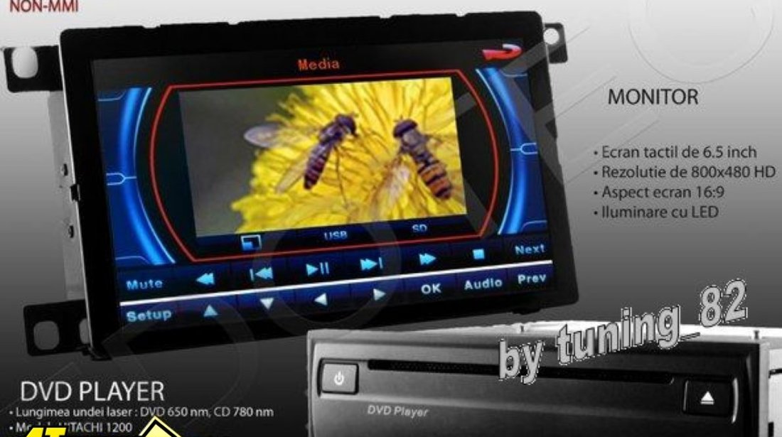 Navigatie Dedicata Interfata Audi Q5 2008 2011 Non Mmi Dvd Gps Car Kit Usb Touchscreen