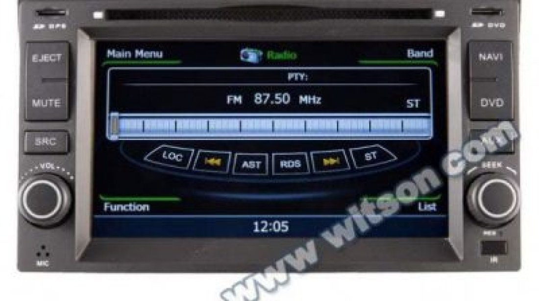 NAVIGATIE DEDICATA KIA CARENS WITSON W2-C023 PLATFORMA S100 DVD GPS CARKIT BLUETOOTH