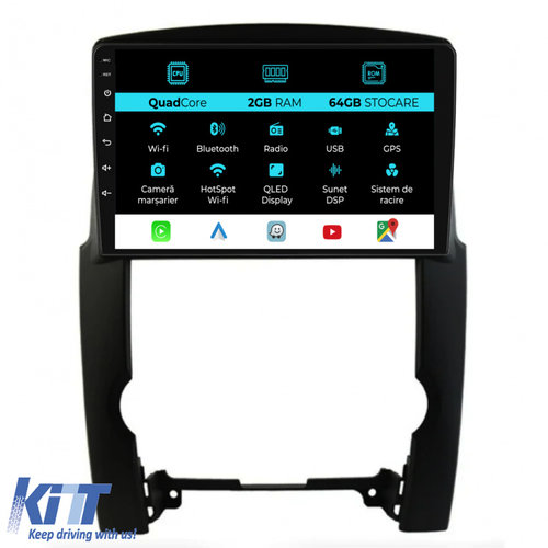 Navigatie Dedicata Kia Sorento (2009 - 2012), 9Inch, 2Gb Ram, 64Gb Stocare, Carplay NAVKA92NOO