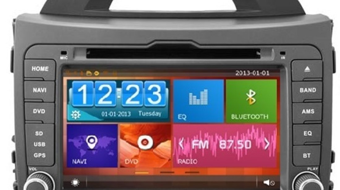 NAVIGATIE DEDICATA KIA SPORTAGE 2010 - 2015 WITSON W2-D8529K PLATFORMA C36 WIN8 STYLE DVD PLAYER GPS