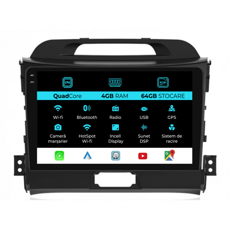 Navigatie Dedicata Kia Sportage (2010-20