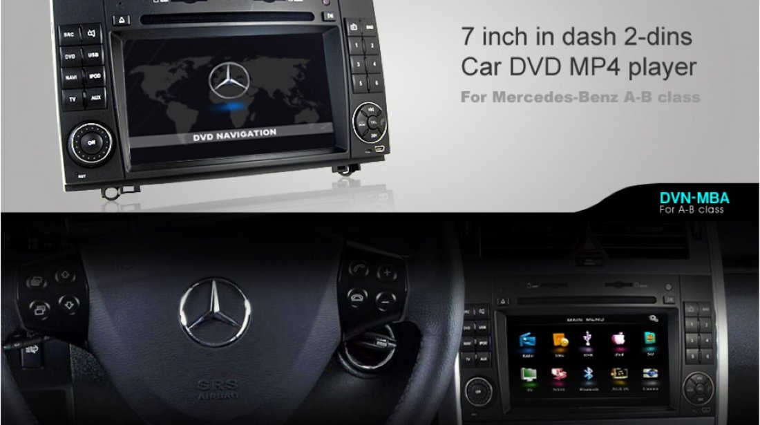 Navigatie Dedicata Mercedes Benz A Class B Class Dvd Gps CARKIT Tv