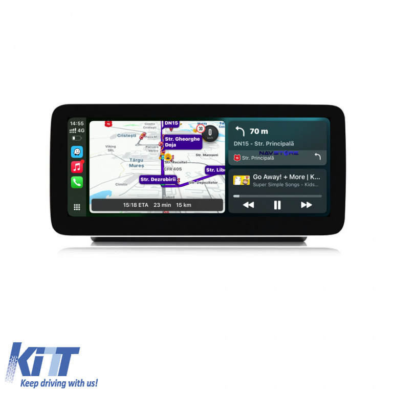 Navigatie Dedicata Mercedes Benz C-Class W205 (2015-2021), 10.25 Inch, 8Gb Ram, 256Gb Stocare, Carplay NAVMB10258KXE