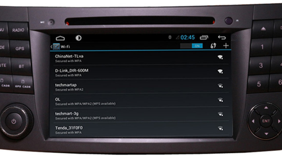 NAVIGATIE DEDICATA MERCEDES-BENZ CLS W219 2004 - 2010 ANDROID EDOTEC EDT-G090 INTERNET WIFI WAZE