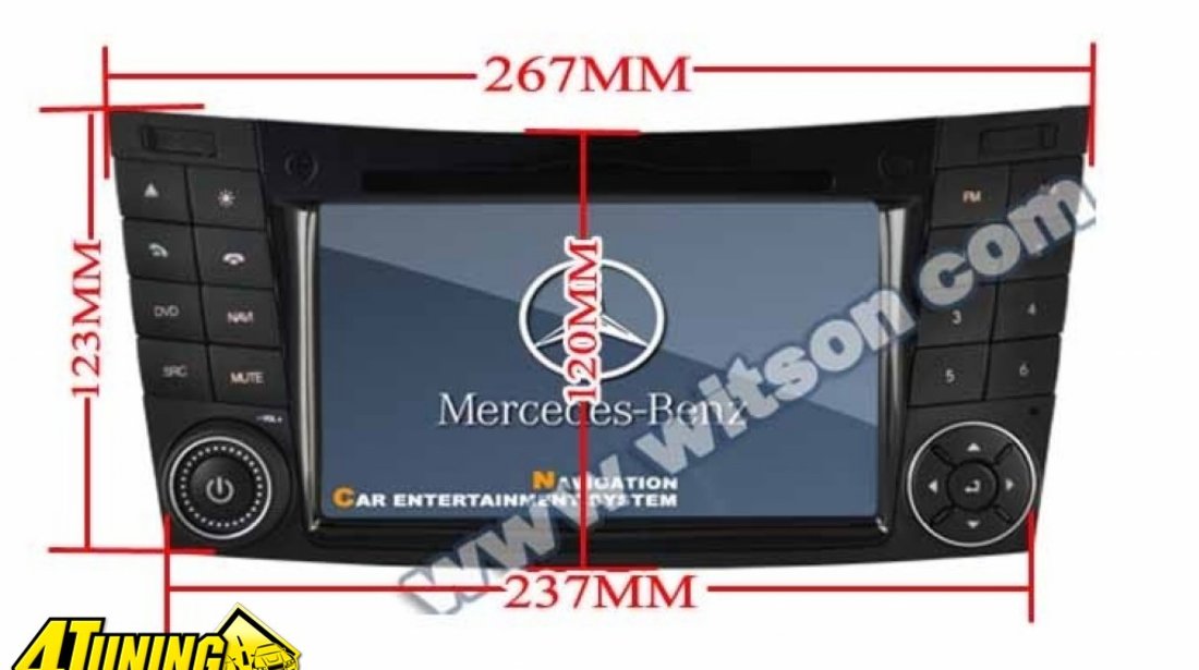 NAVIGATIE DEDICATA MERCEDES-BENZ E CLASS W211 CLS W21 EDOTEC EDT C090 PLATFORMA S100 PROCESOR DUAL CORE A8 1GHZ 512 DDR 2 INTERNET 3G WIFI DVD GPS TV DVR CARKIT PRELUARE AGENDA TELEFONICA