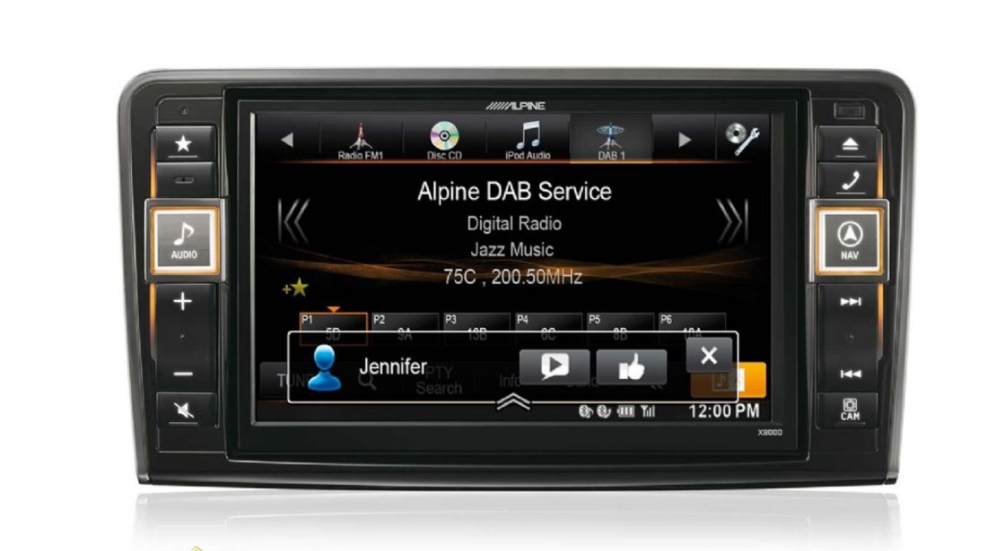 NAVIGATIE DEDICATA MERCEDES BENZ ML W164 GL X164 ALPINE STYLE X80 DVD PLAYER AUTO CU GPS CARKIT TV