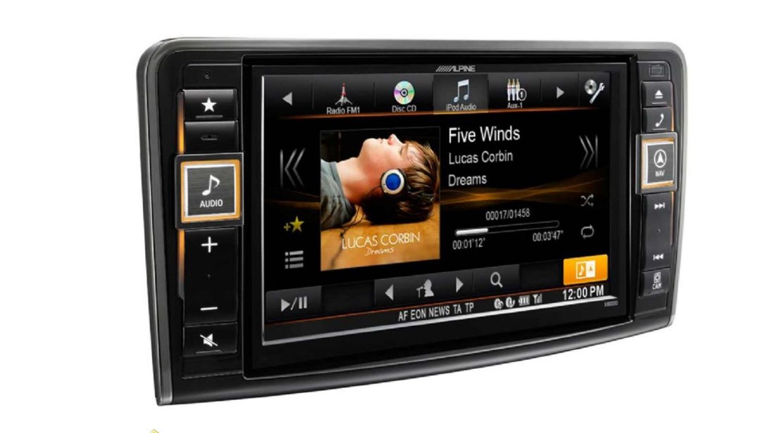 NAVIGATIE DEDICATA MERCEDES BENZ ML W164 GL X164 ALPINE STYLE X80 DVD PLAYER AUTO CU GPS CARKIT TV