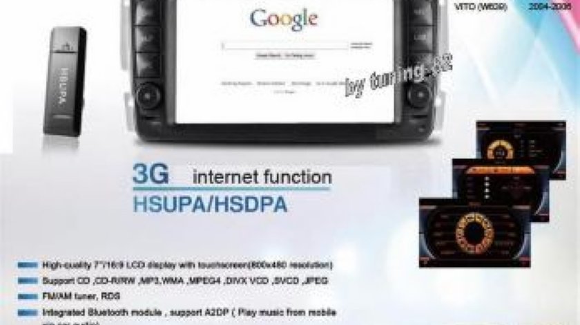 Navigatie Dedicata MERCEDES VITO W639 2004 2006 Dvd Gps Internet 3g Tv Tuner Car Kit
