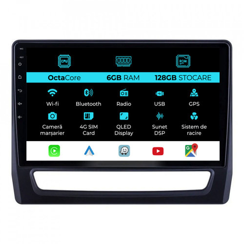 Navigatie Dedicata Mitsubishi ASX 2 (2019 - 2025), 10Inch, 6Gb Ram, 128Gb Stocare, Carplay