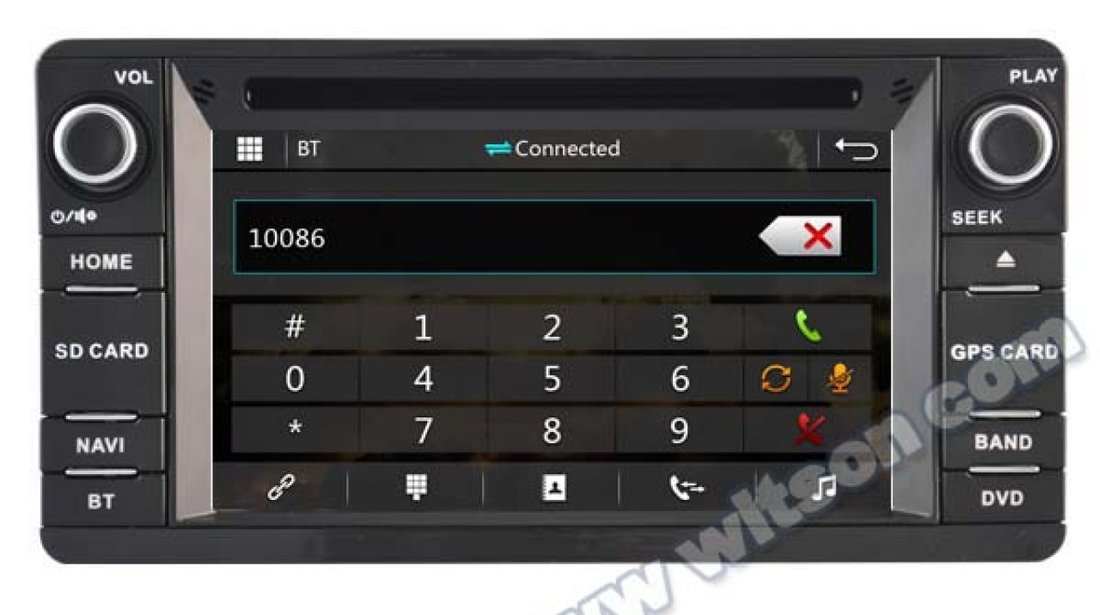 Navigatie Dedicata Mitsubishi ASX OUTLANDER PAJERO LANCER Dvd GPS USB WITSON W2-D8844Z
