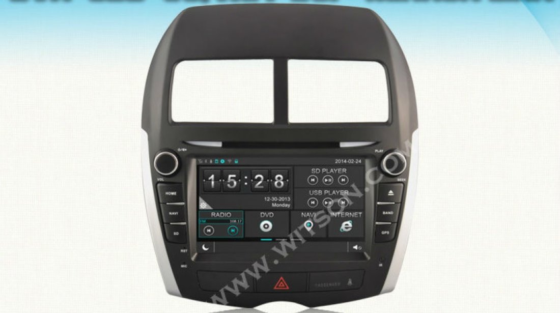 Navigatie Dedicata Mitsubishi Asx Peugeot 4008 Citroen C4 Aircross WITSON W2-D8843Z Gps Carkit