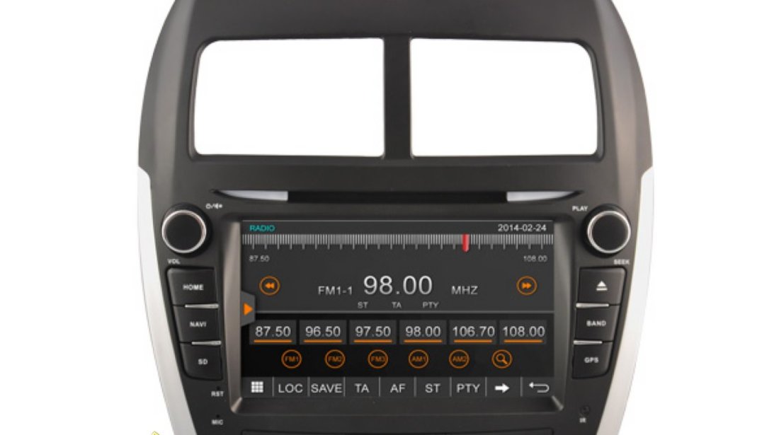 Navigatie Dedicata Mitsubishi Asx Peugeot 4008 Citroen C4 Aircross Witson W2 D8843z GPS DVD Carkit