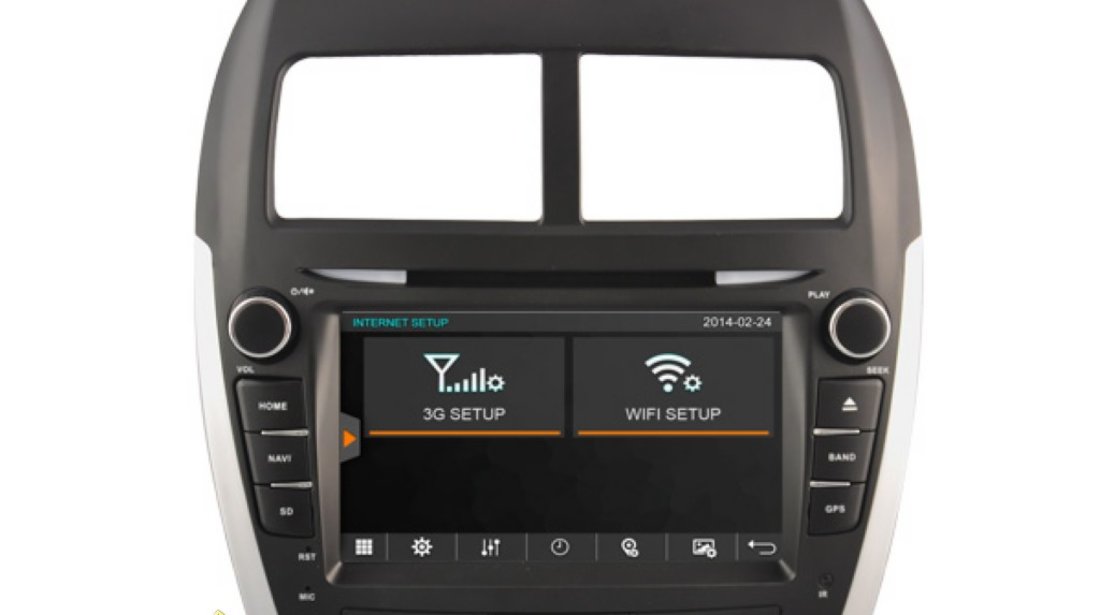 Navigatie Dedicata Mitsubishi Asx Peugeot 4008 Citroen C4 Aircross Witson W2 D8843z GPS DVD Carkit