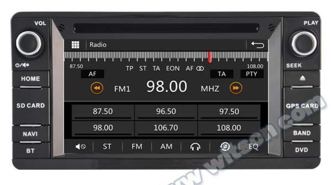 Navigatie Dedicata MITSUBISHI LANCER-X 2013 - 2018 Dvd GPS USB CARKIT WITSON W2-D8844Z