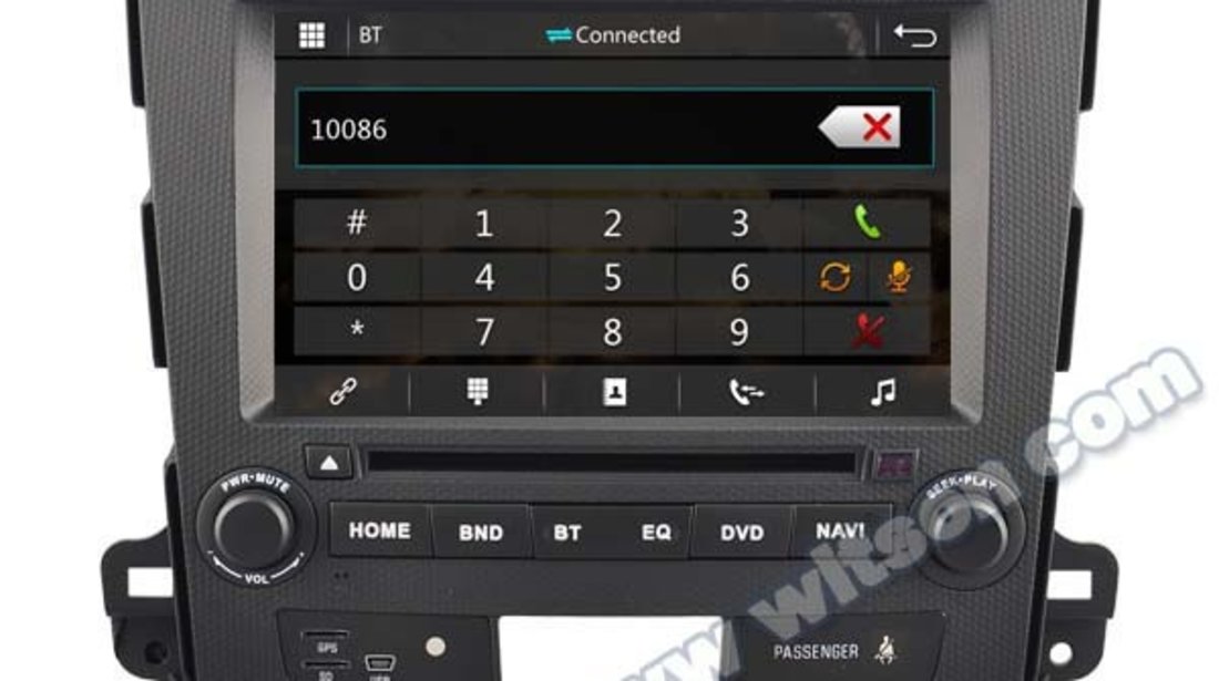 NAVIGATIE DEDICATA MITSUBISHI OUTLANDER PEUGEOT 4007 CITROEN C-CROSSER WITSON W2-E8848ZC DVD GPS DVR