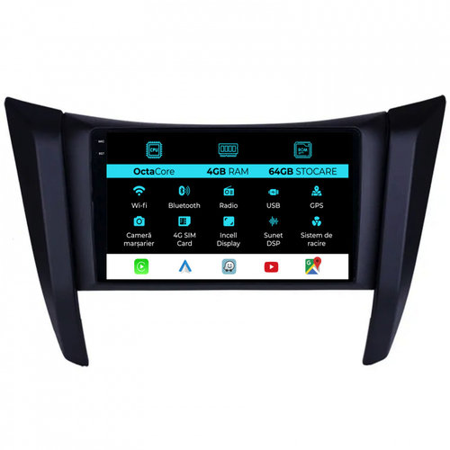Navigatie Dedicata Nissan Navara (2015-2022), 9Inch, 4Gb Ram, 64Gb Stocare, Carplay