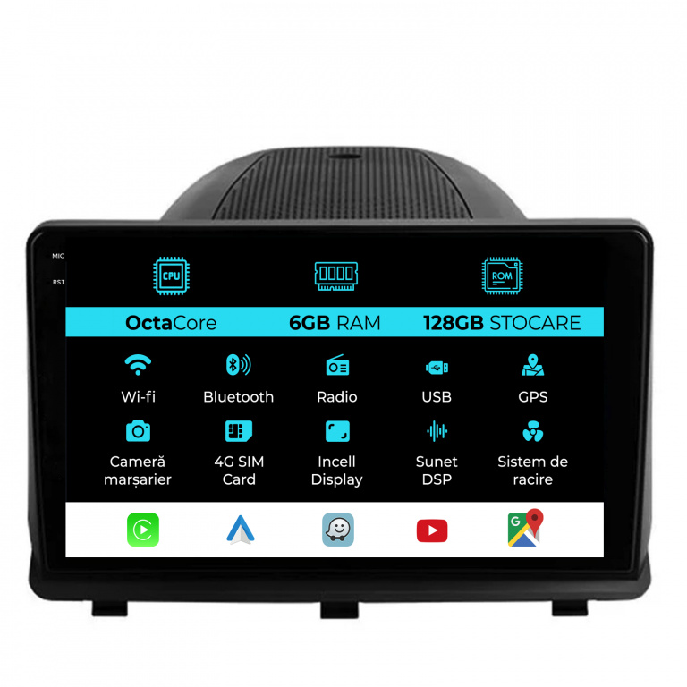Navigatie Dedicata Opel Antara (2006-2016), 9Inch, 6Gb Ram, 128Gb Stocare, Carplay