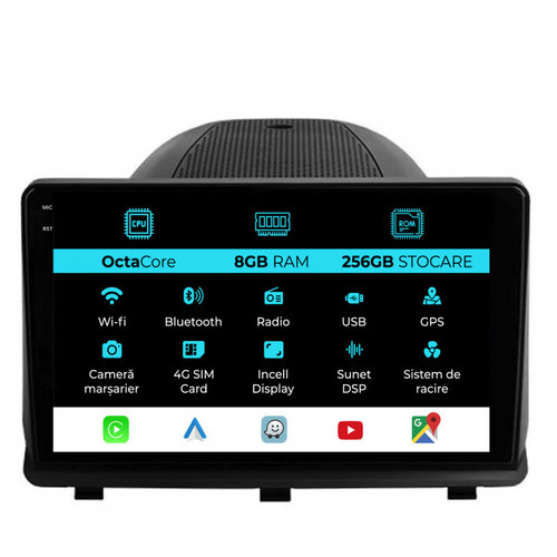 Navigatie Dedicata Opel Antara (2006-2016), 9Inch, 8Gb Ram, 256Gb Stocare, Carplay